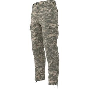 Fox Apparel Mens ACU Digital Camo Army Combat Uniform Cargo Pants 35x31 Ripstop